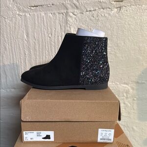 Crewcuts Girls Glitter Back Boots Size K1